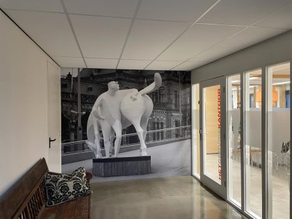 Het Service Kantoor Groningen wall visual Airtex