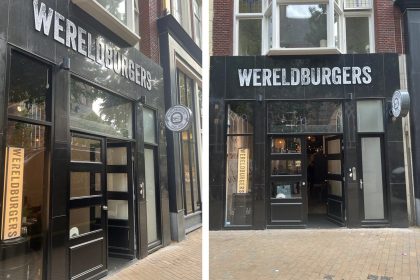 Wereldburgers Groningen acrylox geveltekst + lichtreklame